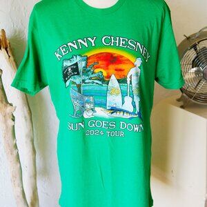 Kenny Chesney When The Sun Goes Down 2024 Tour Graphic T-shirt Size Adult Large